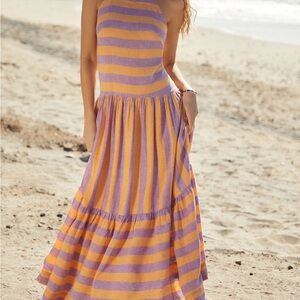 Anthropologie Grommet Halter Maxi Dress